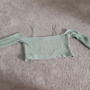 Forever 21 off the shoulder crop top